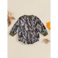 thumbnail image 6 of Suealasg Baby Boy Romper, Long Sleeve Crew Neck Contrast Color Embroidery Deer Fall Bodysuit Clothes for Casual Daily, 6 of 9