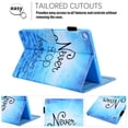 thumbnail image 6 of Dteck Flip Case For Samsung Galaxy Tab A 10.1 inch 2019 Tablet SM-T510/T515, Lightweight Cute Pattern PU Leather Folio Flip Stand Case Cover with Card Slots, Never Stop, 6 of 7