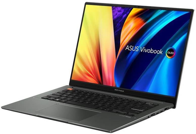 ASUS Vivobook S 14X 14.5" 2.8K OLED Intel Core i7-12700H 2.30 GHz 12GB 512GB SSD Intel Iris Xe Windows 11 Home Laptop, Black - S5402ZA-IS74