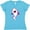 Aqua, variant on Inktastic Cute Shark, Little Shark, Pink Shark, Sea Animal Women's V-Neck T-Shirt