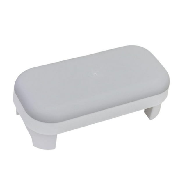 Reposabrazos para uñas, tapete para mesa de uñas, reposamanos desmontable para salón de manicura en casa. gris