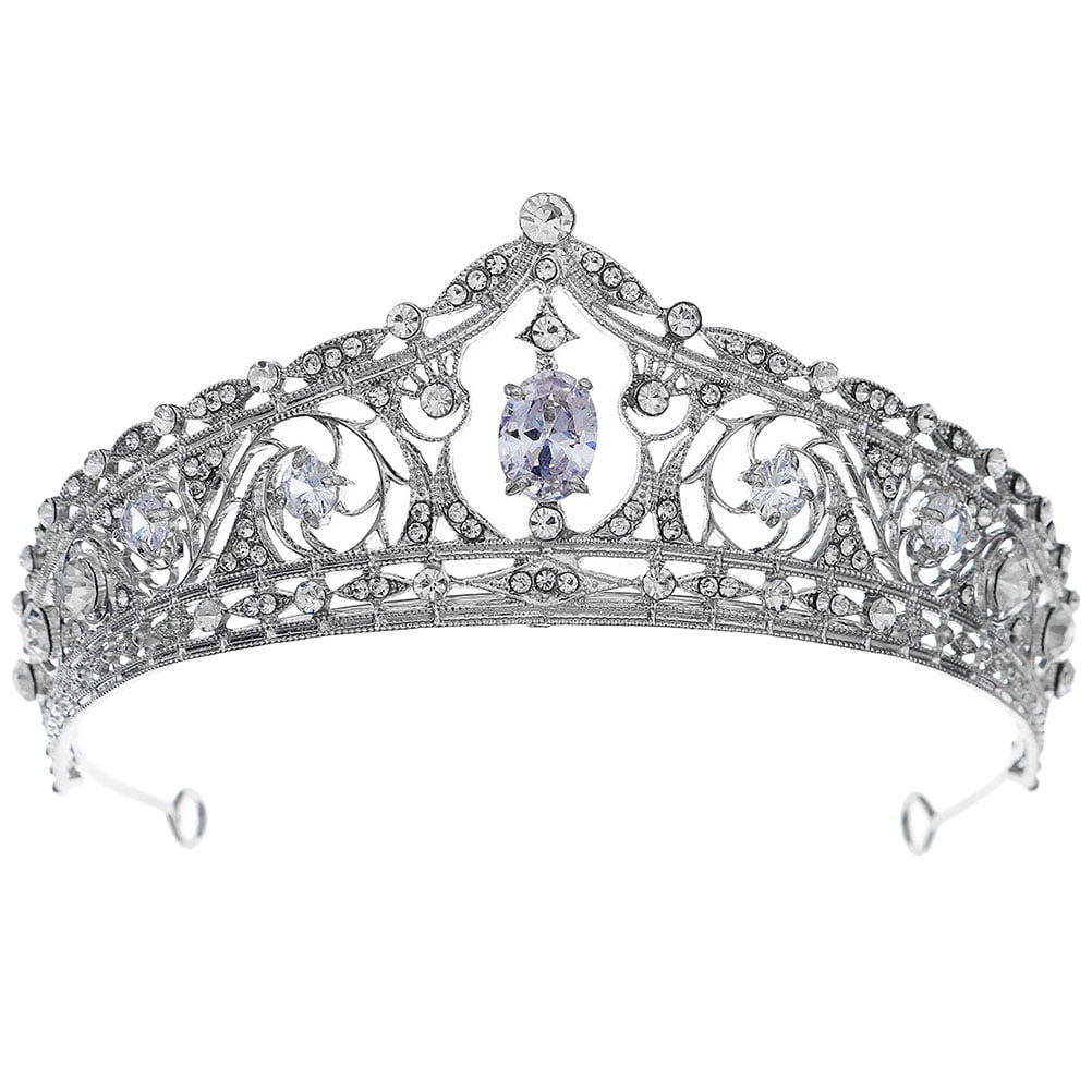 Girls Decorative Tiara Bridal Rhinestone Crown Wedding Bride Tiara