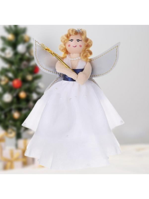 Little Christmas tree angel decoration with wings