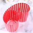 thumbnail image 4 of MasteelfCA 900 Pcs 10mm Diameter Round Back Sticky Tapes Hook and Loop Self Adhesive Dot Tapes Red, 4 of 7
