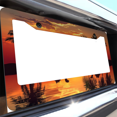 thumbnail image 6 of 1 Pcs Desert Sunset License Plate Frame, License Plate Cover for Car Decorative Parts, Aluminum License Plate Bracket Holder Rust-Proof Weather-Proof for US Standard Car, 6 of 9