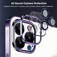 thumbnail image 3 of Magnetic Case for iPhone 14 Pro 6.1'', [Built-in Camera Lens Cover] Soft Shockproof Clear Back Slim Phone Case [Compatible with MagSafe] for iPhone 14 Pro, Deep Purple, 3 of 14