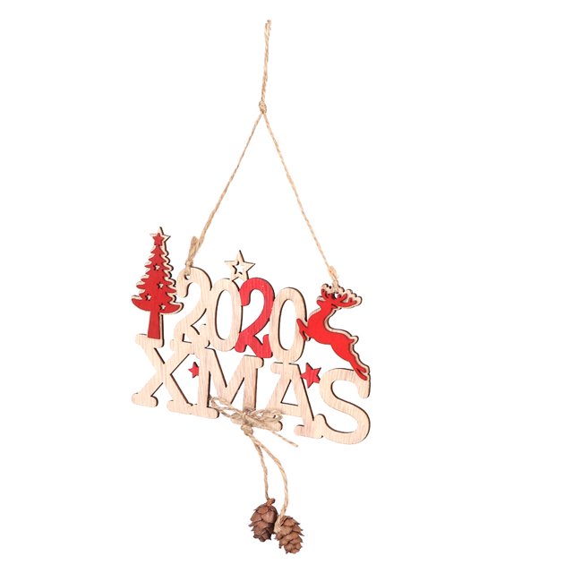 Decoración navideña, innovadora decoración con letras y números de 2020, adorno navideño de alta intensidad