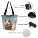 thumbnail image 4 of Fotbe Hot Air Balloon Guinea Pig Bolsa de Playa con Estampado, Bolsa de Hombro, Bolsa de Mano Espaciosa, Bolsa de Viaje Ligera, Bolsa de Compras Versátil, 4 of 6