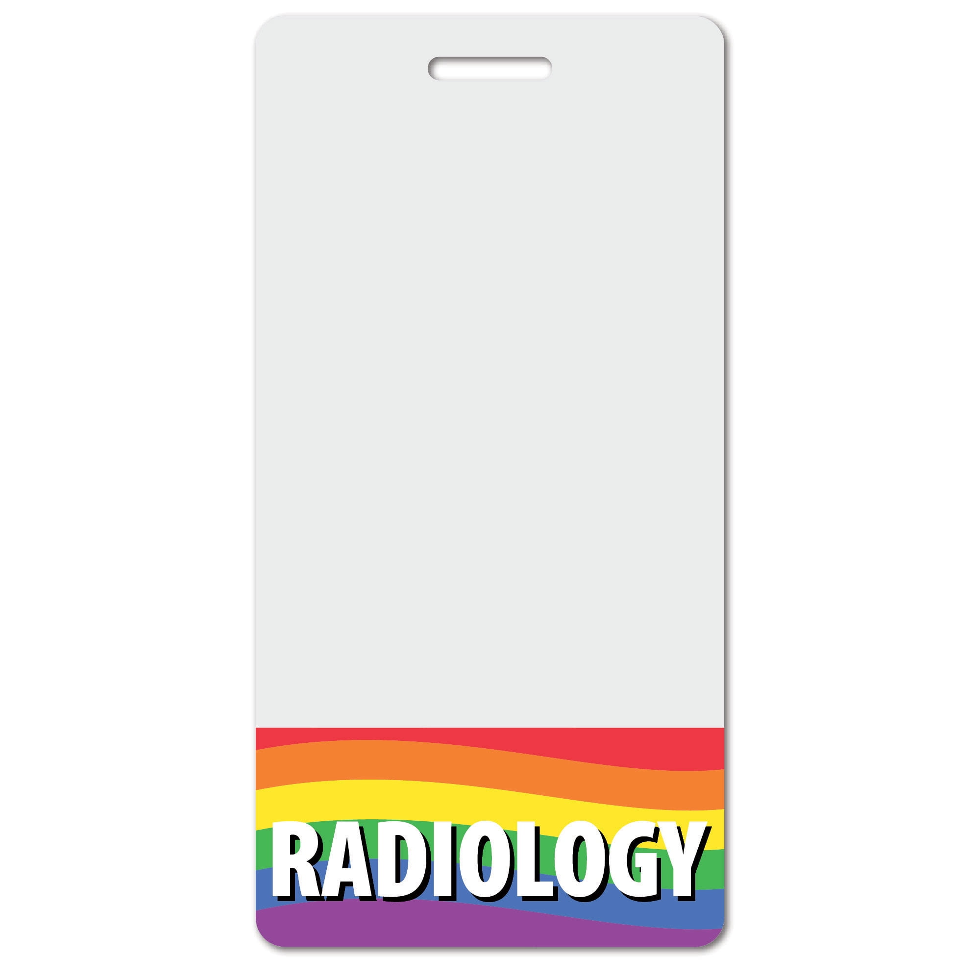 RADIOLOGY Heavy Duty Vertical Rainbow (50 pack) Spill & Tear Proof Cards 2 Sided USA Printed