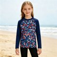 thumbnail image 5 of Tiijoy Long Sleeve Rash Guard for Boy UPF 50+ Beach Lightweight Swim Shirt, Sizes 3-14, 5 of 6