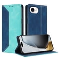 thumbnail image 2 of Funda FOXDOCK para iPhone 16e de Cuero Premium Bicolor con Ranuras RFID, Carcasa Tipo Billetera Antigolpes y Soporte Plegable, 2 of 6