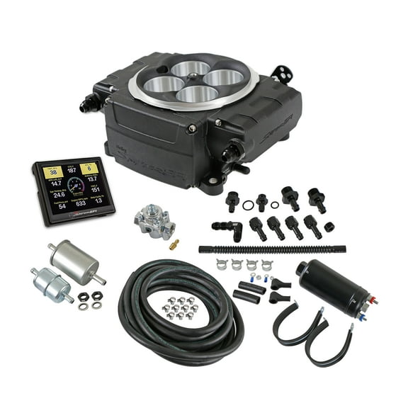 Holley Sniper EFI 550-511-3XK Sniper 2 EFI  - Black - Inline Pump - Without PDM - 3.5 in. Screen
