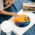 thumbnail image 4 of Round Painting Canvas Panel Blank Panel Canvas Drawing Board for Oil Acrylic Painting, 4 of 6