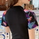 thumbnail image 5 of Traje de baño femenino estudiante coreano traje de baño dividido conservador de ángulo plano traje de baño de manga corta de dos piezas, 5 of 5