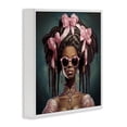 thumbnail image 2 of Stupell Industries Traditional Rococo Woman With Bows White Framed Giclee Art, 12 x 12, by Grotto Studios, 2 of 8
