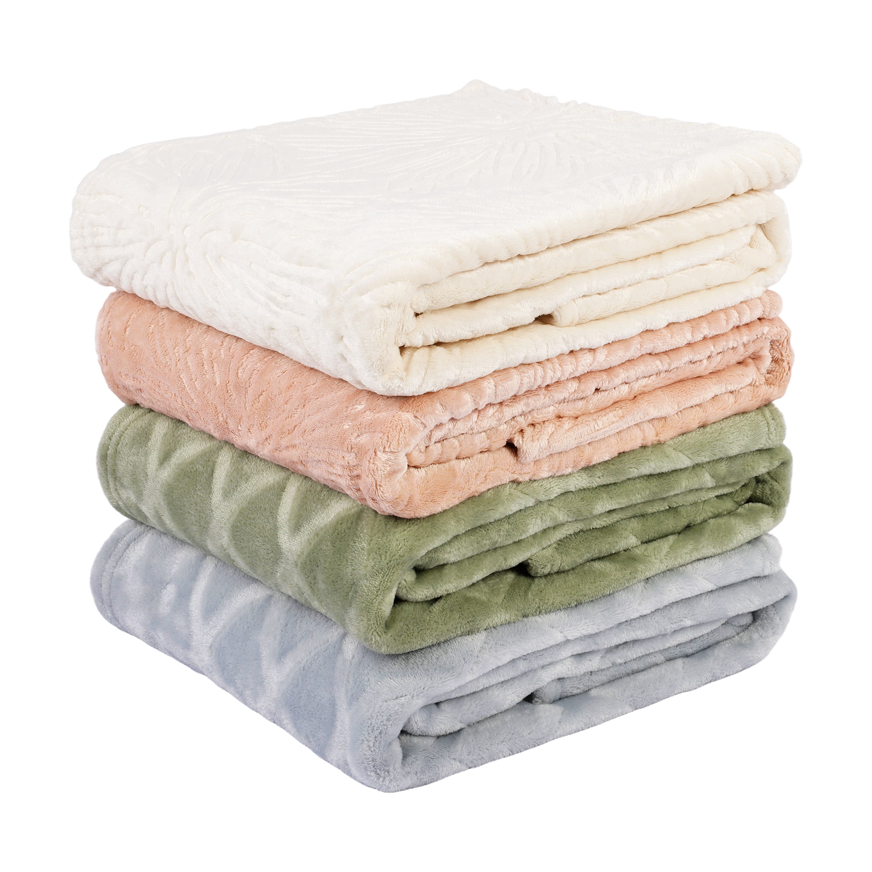 Hometrends Mother’s Day Cozy Gift Set Green – Blanket, Socks & Mug