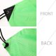 thumbnail image 4 of Cinch Bags Mochila con cordón no transparente Pull String Bag-Fútbol patrón verde Jormftte LRWJ384-2, 4 of 6
