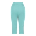 thumbnail image 4 of Seductiva Green YOGA Lightweight Women's High Waisted Cutout Leggings - Yoga Cropped Pants with Comfortable Elastic Waist | Lightweight Soft Lounge Pajama Pants for Casual & Daily Wear, 4 of 6