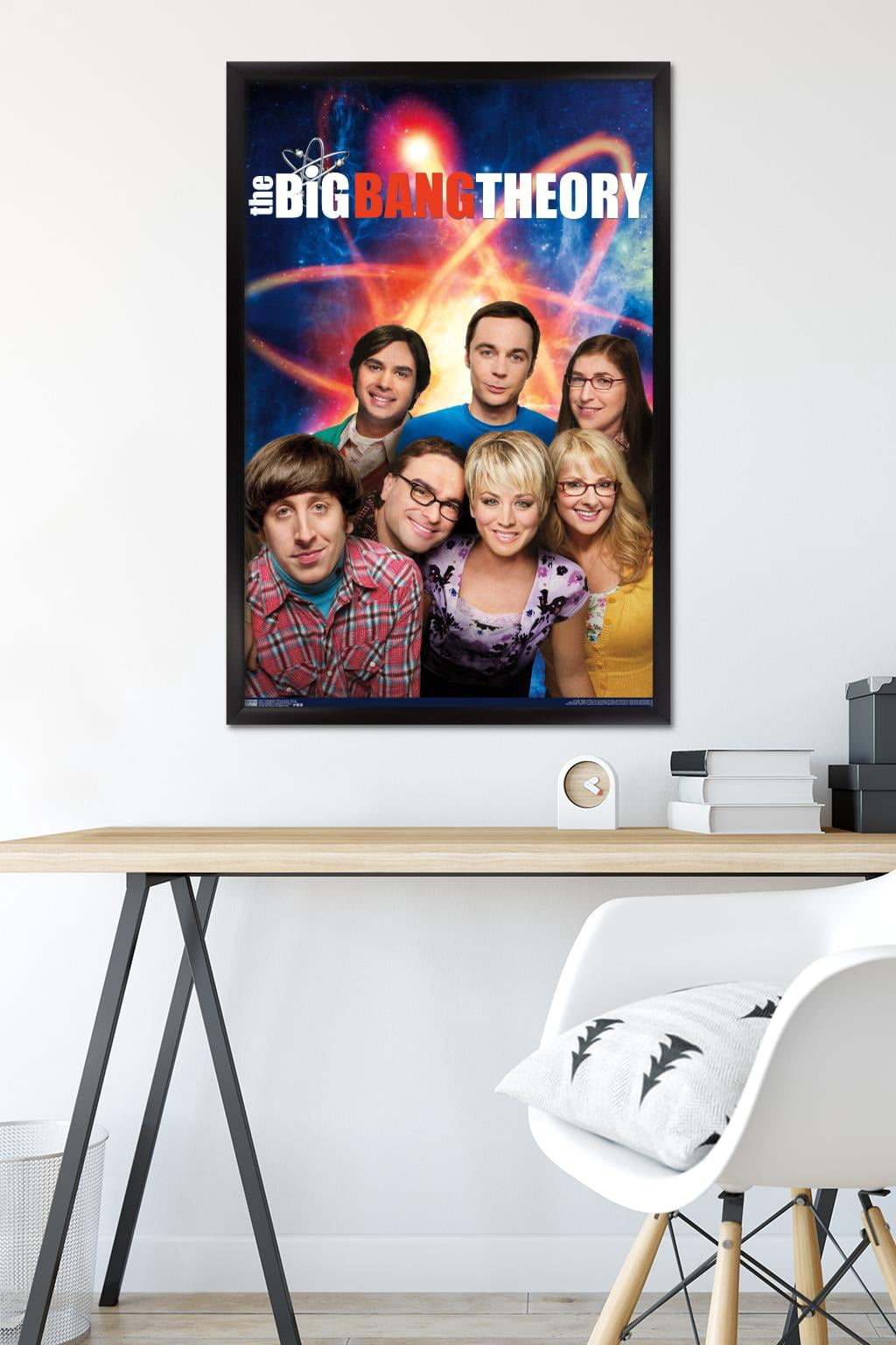 The Big Bang Theory - Season 8 - Key Art Wall Poster, 22.375" x 34", Framed