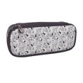 thumbnail image 2 of Picia Cowboy Pattern Large Capacity PU Leather Pencil Case Organizer Pen Marker Holder Double Zipper Storage Bag Big Pencil Pouch for College Office, 2 of 6