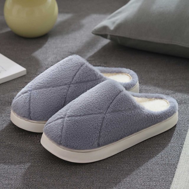 Pantoufles d'Hiver pour Femmes Adultes Confortables, Douces et Chaudes Pantoufles pour Femmes Pantoufles d'Intérieur Chaussures d'Intérieur Pantoufles d'Hiver pour Femmes