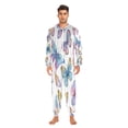 thumbnail image 2 of IAUYY Unisex Adult Onesie Pajamas Ultra-Soft Crystal-Soft Fabric, Halloween Adult Onesie Pajamas Adults,With a Zipper Plus Size Onesie Pajamas, Butterfly Palette, 2 of 6