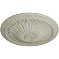 thumbnail image 3 of Ekena Millwork 15"OD x 1 3/4"P Alexa Ceiling Medallion (Fits Canopies up to 3"), Hand-Painted Pot of Cream Crackle, 3 of 7