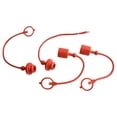 thumbnail image 3 of qiya 4Sets OF SO7241A Hydraulic Coupling Dust Cover RED Rubber Male&Female Covers, 3 of 9