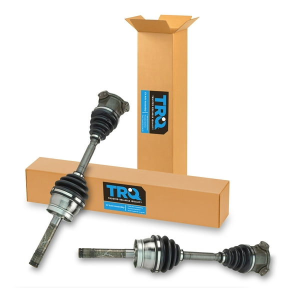 TRQ New Complete Front CV Joint Axle Shaft LH RH Pair 2pc for Frontier Xterra CSA82541 Fits select: 1998-2004 NISSAN FRONTIER, 2000-2004 NISSAN XTERRA
