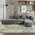 thumbnail image 7 of Williamspace L Shaped Curved Sofa Modern Couch Comfy Cloud Sofa Upholstery Sectional Sofa with Chaise for Living Room, Apartment, Grey, 7 of 7