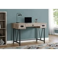 thumbnail image 1 of Monarch Specialties Computer Desk, Home Office, Laptop, Storage Drawers, 48"l, Work, Metal, Laminate, Beige, Black, Transitional, 1 of 3