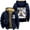Navy, variant on Cleo Sol Zipper Hoodies 3D Cosplay Jackets Hip Hop Thick Sweatshirt Streetwear Coat