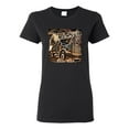 thumbnail image 1 of Wild Bobby, Big Rig Runner Trailer Truck Runnin Alone, Cars and Trucks, Women Graphic Tee, Black, X-Large, 1 of 4
