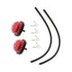 thumbnail image 5 of Kit de 2 de cebado para cortacésped, repuesto de rendimiento para reparación de equipos de jardinería, color negro y rojo, para AV520, 5 of 8