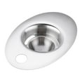 Sanamity Egg Slicer For Hard Boiled Eggs Heavy Duty Stainless Steel Egg