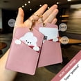 thumbnail image 5 of Amaiiu Keychain Pendant Leather Tag Decorative Cartoon Keyring Backpack Handbag Hanging Key Chain Portable Card Holder Crafting Type 3, 5 of 11