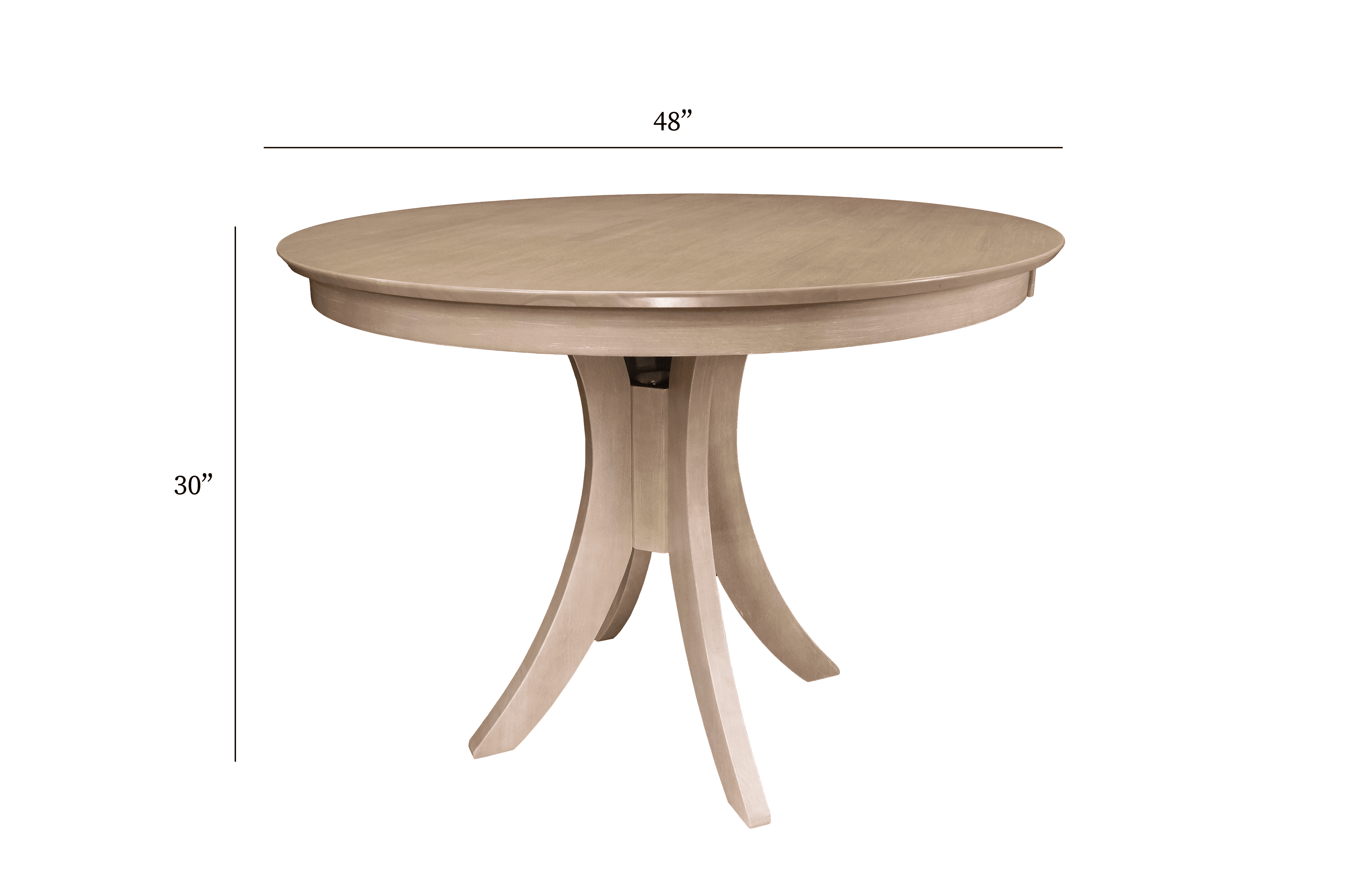 BingLTD - Guilford Dining Table - Gray 48X36 (TT4801 / B-R3601-RW-GRAY)