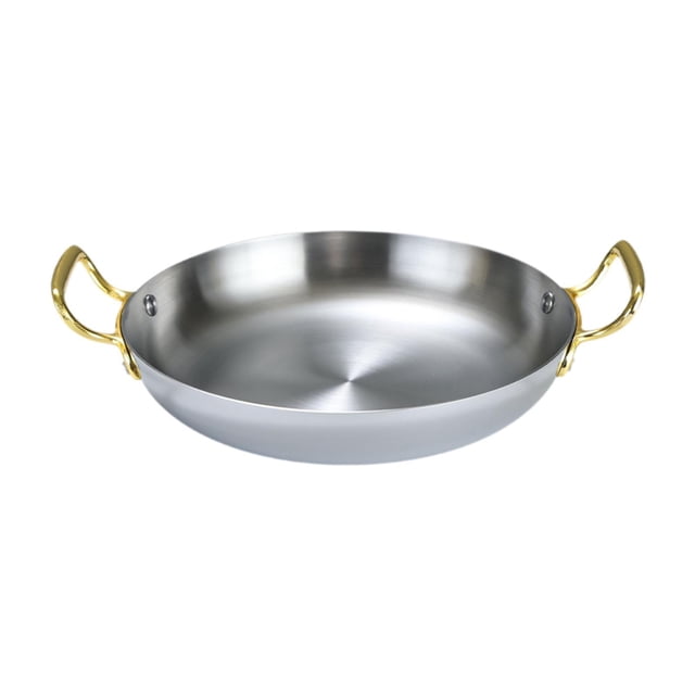 Olla para ramen coreana, olla para mariscos, olla universal de doble oreja, ollas secas, olla para paella, olla para fideos instantáneos para el 32 cm