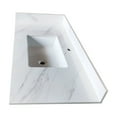 thumbnail image 5 of Montary 22 Inch Sidesplash , Bathroom Vanity Top with Backsplash ,4" Height Backsplash, for Vanity Top, Bianco Carrara Venato, 5 of 5