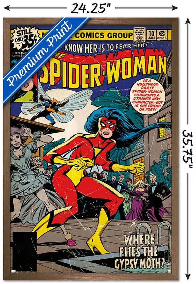Marvel Comics - Spider-Woman - Spider-Woman #10 Wall Poster, 22.375" x 34", Framed
