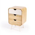 thumbnail image 2 of Butler Specialty Danville Beige Mango Wood  Modern End Table with Storage, 2 of 9