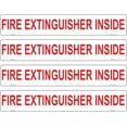 thumbnail image 1 of Haobase 4 Pcs Fire Extinguisher Inside Signs Stickers - 22.5 cm x 4 cm - Self Adhesive Vinyl, 1 of 3