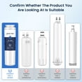 thumbnail image 4 of GLACIER FRESH UKF8001 Compatible with Whirlpool Refrigerator Water Filter 4, EDR4RXD1, EveryDrop Filter 4, 4396395, Maytag UKF8001, UKF8001AXX, WHR4RXD1, KAD4RXD1, 46-9006, Puriclean II, Pack of 4, 4 of 9