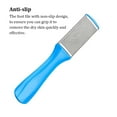 thumbnail image 3 of Qarigey Portable Foot File Stainless Steel Scrubber Salon Beauty Tools Remover Householde Handle Callus Plastic Removers Cuidado de los pies Amarillo 17x3.2x0.8 cm Qarigey CE1371-02B, 3 of 6