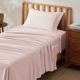 thumbnail image 1 of Juego de sábanas Bedsure Twin XL GentleSoft, transpirable, rubor, rosa, 1 of 7