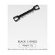 thumbnail image 1 of Cuerda colgante para tienda de campaña de 5 anillos, colgador de lámpara, correa para línea de ropa (negro), 1 of 5