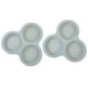 thumbnail image 4 of BRIGHTFUFU 2 moldes de silicona para muffins, antiadherentes, para hornear pasteles y muffins, para cocina, freidora de aire y huevos., 4 of 8