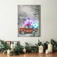 thumbnail image 2 of LuxenHome Lighted Christmas Vintage Truck Canvas Print, 2 of 11
