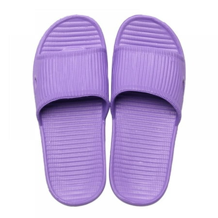 

Unisex Cool Slippers Bath Slippers Non-Slip Slippers Summer Shower Slippers Casual Solid Striped Slippers Women Slippers Men Slippers for Home Hotel Bathroom Daily Slippers