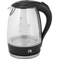 Kalorik Glass Water Kettle with Blue LED Lights
